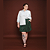SAIA CURTA TWEED VERDE MUSGO PLUS SIZE - Imagem 2