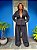 CAMISA RELAXED COTELÊ COM AMARRAÇÃO PRETO PLUS SIZE - Imagem 1