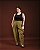 CALÇA ALFAIATARIA BALLON VERDE MUSGO  PLUS SIZE - Imagem 3