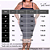 VESTIDO LINGERIE COMBINAÇÃO PRETA PLUS SIZE - Imagem 9