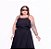 TOP RETO ALÇA PRETO PLUS SIZE - Imagem 1