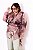 CAMISA OVERSIZE MARROM ESTAMPA ORGÂNICA PLUS SIZE - Imagem 1
