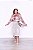 VESTIDO TULE MARROM ESTAMPA ORGÂNICA PLUS SIZE - Imagem 6