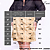 SAIA CURTA DOURADO KIM PLUS SIZE - Imagem 5