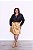 SAIA CURTA DOURADO KIM PLUS SIZE - Imagem 1