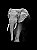 Tela Elefante 1,40X1,00M - Imagem 1