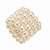 Porta Guardanapo de Perola Pearl Dourada 5cm C/4 Unidades - Imagem 1