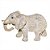 Elefante Decorativo Resina 19cm - Imagem 1