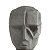 Escultura Rosto Decorativo Em Cimento Cinza Wf0025 BTC - Imagem 2