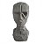 Escultura Rosto Decorativo Em Cimento Cinza Wf0025 BTC - Imagem 1