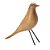 Escultura Pássaro Em Poliresina 17cm - Imagem 1