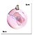 Bola Natalina 8cm Conjunto C/6 Perolada Natal (Trend Raibow) Cromus - Imagem 4