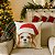 Almofada Natalina Meu Pet Cachorro 43x43 Belchior - Imagem 2