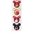 Bola Natalina 6cm Disney Mickey e Minnie C/6 Sortido Natal Cromus - Imagem 2