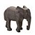 Elefante Preto em Poliresina 32cm Mart - Imagem 1