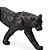 Mini Leopardo Preto Mart Collection 10cm largura - Imagem 2