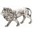 Escultura Leão em Poliresina 23x9x12cm - Mart - Imagem 1