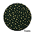 Capa Sousplat Artesanal Pinheiro/ Estrelas Dourada 30cm S/MDF - Imagem 4