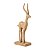 Escultura Gazela Poliresina 16669 37,5x14x9cm - Imagem 1