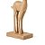 Escultura Gazela Poliresina 16669 37,5x14x9cm - Imagem 3