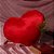 Almofada de Coração  Vermelha Decorativa 40x45x13 - Imagem 2