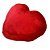 Almofada de Coração  Vermelha Decorativa 40x45x13 - Imagem 1