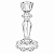 Candelabro Castiçal Porta Velas de Vidro Argos 8x16cm 26763 - Imagem 1