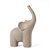 Escultura Decorativa Elefante M Cinza Em Ceramica 27,5x16x11cm 16569 Mart - Imagem 1