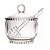 Meleira Cristal Pear C/Colher 10x10x11cm Wolff - Imagem 1