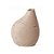 Mini Vaso em Poliresina 11x9cm (AxL) Bege 16310A Mart - Imagem 1