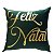 Almofada Natalina Foil Verde Belchior 43x43cm - Imagem 1
