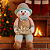 Boneco de Neve Sentado Candy Colors 20cm - Imagem 2