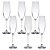 Taça Champanhe C/6 de Cristal Ecológico 260ml Columba - Imagem 1