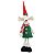 Boneco Natalino Rato Decorativo Verde 56cm 1004446 Cromus - Imagem 1