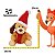 Boneco Natalino Urso C/Movimento Cachorro Natalino 25cm - Imagem 3