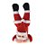 Papai Noel Animado Branco e Vermelho 15cm Cromus - Imagem 1