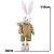 Coelho Decor de Pascoa em Pé 110cm 1024929 Cromus - Imagem 3