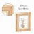 Porta Retrato MDF e Linho 15668 20x15 Mart - Imagem 2