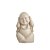 Escultura Mini Buda Cimento Não Ouço 17402A 12x7x7,5cm Mart - Imagem 1