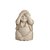 Escultura Mini Buda Cimento Não Vejo 117402B 12x7x7,5cm Mart - Imagem 1
