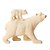 Escultura Urso Mãe e Filho em Poliresina 18x24cm 16062 Mart - Imagem 1