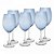 Taça de Vinho Banquet C/6 Azul 580ml 35716 Wolff - Imagem 1