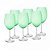 Taça de Vinho Banquet C/6 Verde 580ml 35715 Wolff - Imagem 1