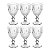 Taça De Água Greek C/6 C/Fio Dourado 345ml 35692 Wolff - Imagem 1
