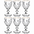 Taça De Água Greek C/6 C/Fio Dourado 320ml 35692 Wolff - Imagem 1