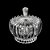 Potiche Decorativo Geneva Cristal Chumbo17x18cm 25530 Wolff - Imagem 2