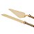 Conjunto 2 Talheres C/ Trançado Dourado 28cm 2985 Wolff - Imagem 4