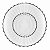 Sousplat de Cristal Geneva 30cm x 3,5cm 61647 Wolff - Imagem 1
