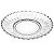 Sousplat de Cristal Geneva 30cm x 3,5cm 61647 Wolff - Imagem 2