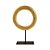 Escultura Decorativa Circulo Dourado 32x22x10cm 17471 Mart - Imagem 1
